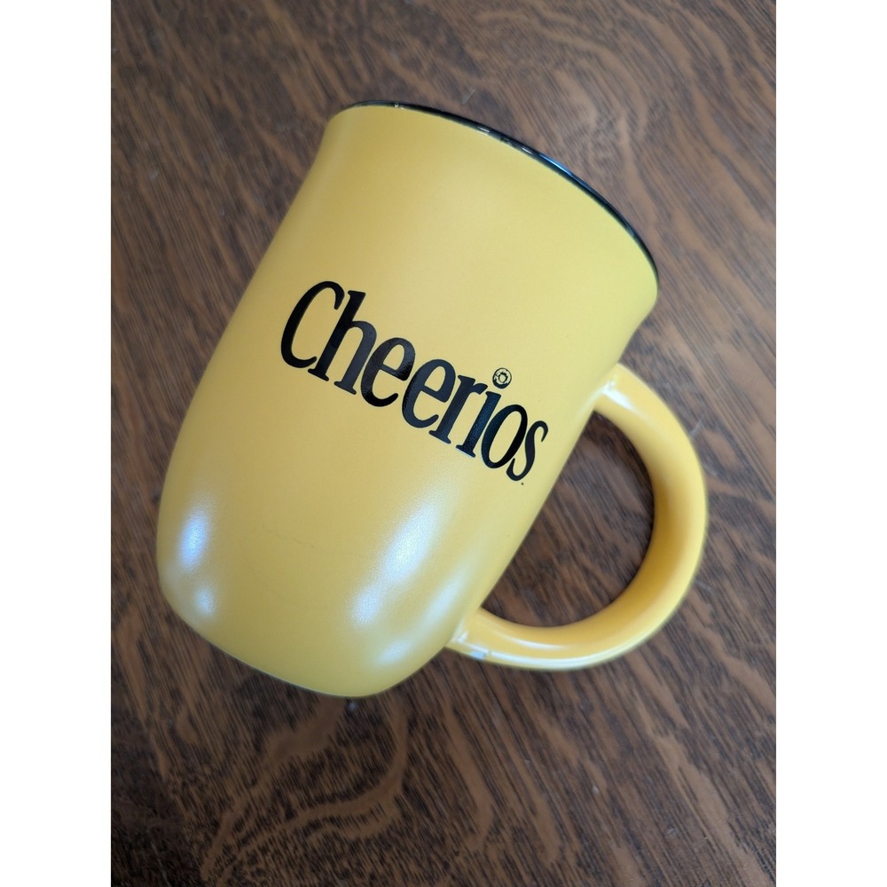 Cheerios Cereal Promotional Yellow Coffee Mug by M-Ware Ceramic Collectible